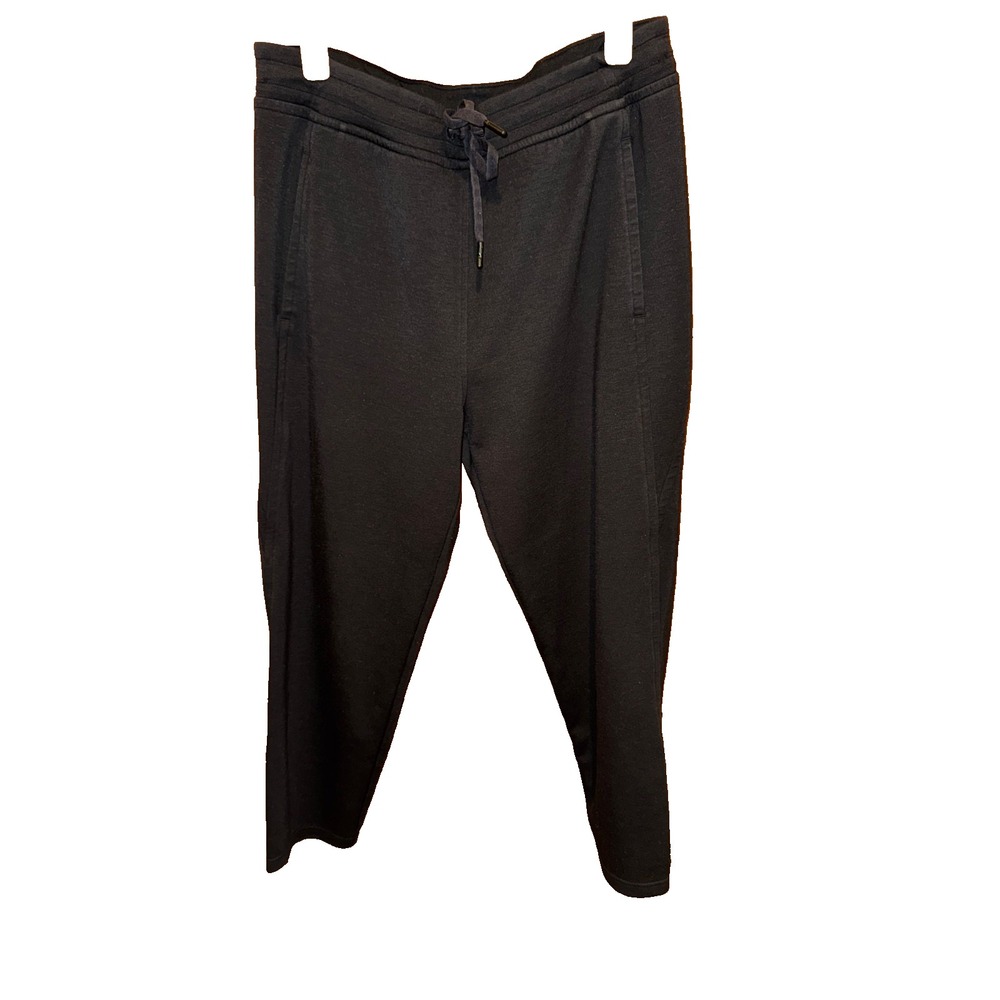 Lululemon Black Athletic Jogger Pants Women's 8 Stretch Athleisure sporty chic